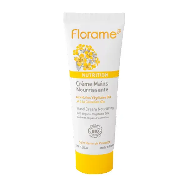 Creme nutritivo para mãos e corpo Florame 50ml