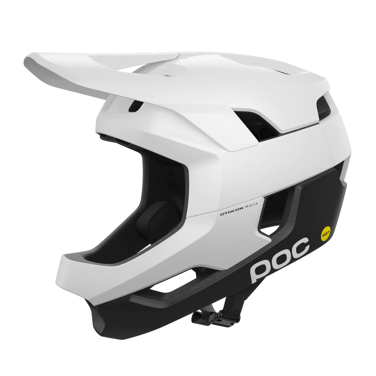 POC Otocon Race Mips Fullfacehjelm hydrogen white/uranium black Matt