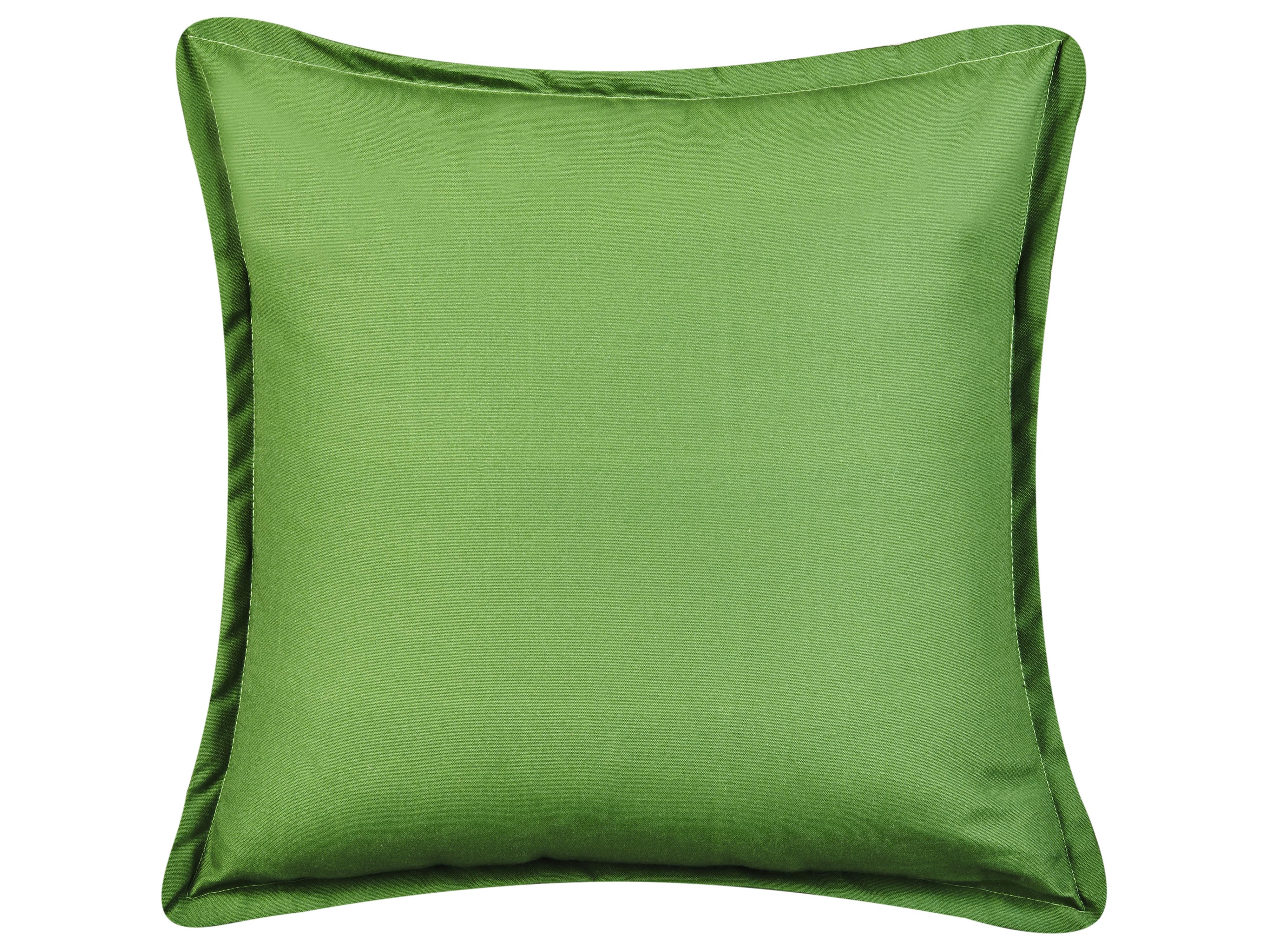 Set van 3 tuinkussens SEASIDE bladpatroon Groen