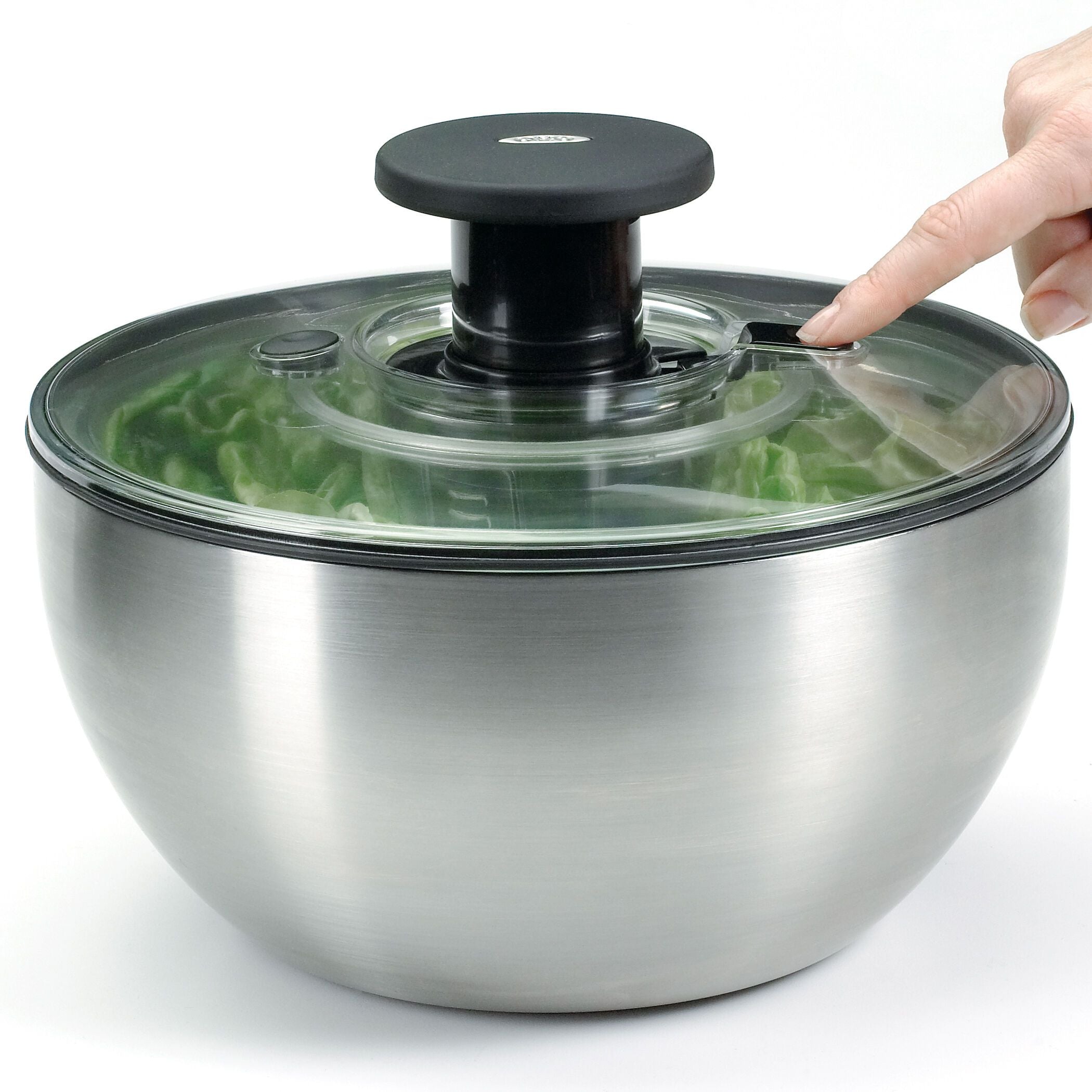 OXO Salatschleuder - Silber / H: 20.0 cm