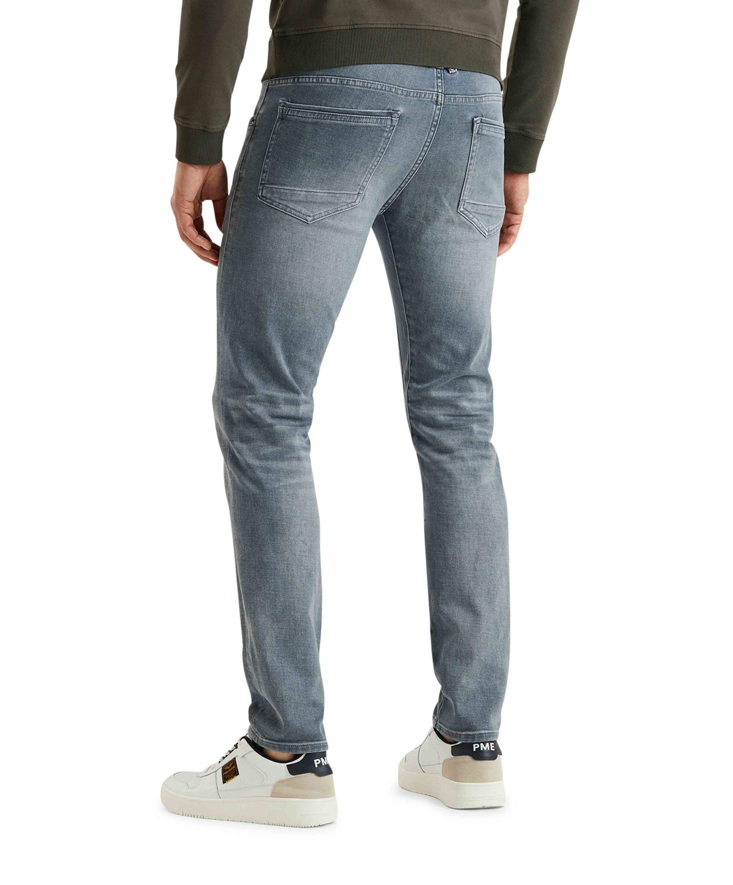 PME Legend TAILWHEEL LIGHT GREY MID heren jeans grijs