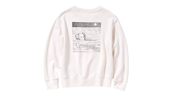 Uniqlo Longsleeve Sweatshirt KAWS White