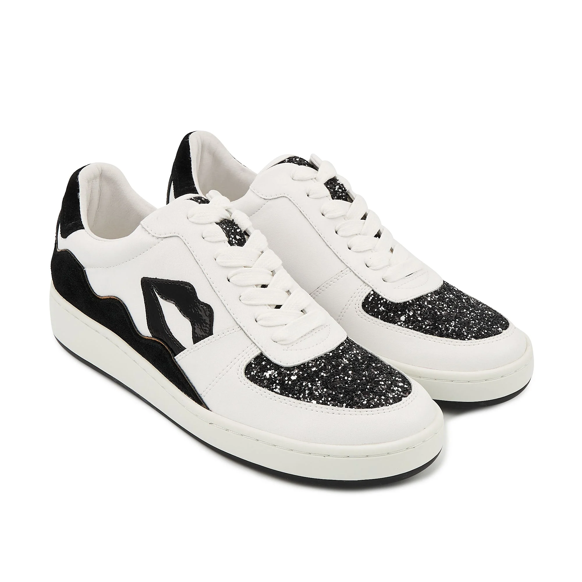 LOULOU - Sneakers en cuir | Noir