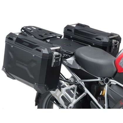 Valise SW-MOTECH KIT COMPLET TRAX ADVENTURE GRIS ANODISE 45/37 L - Gris