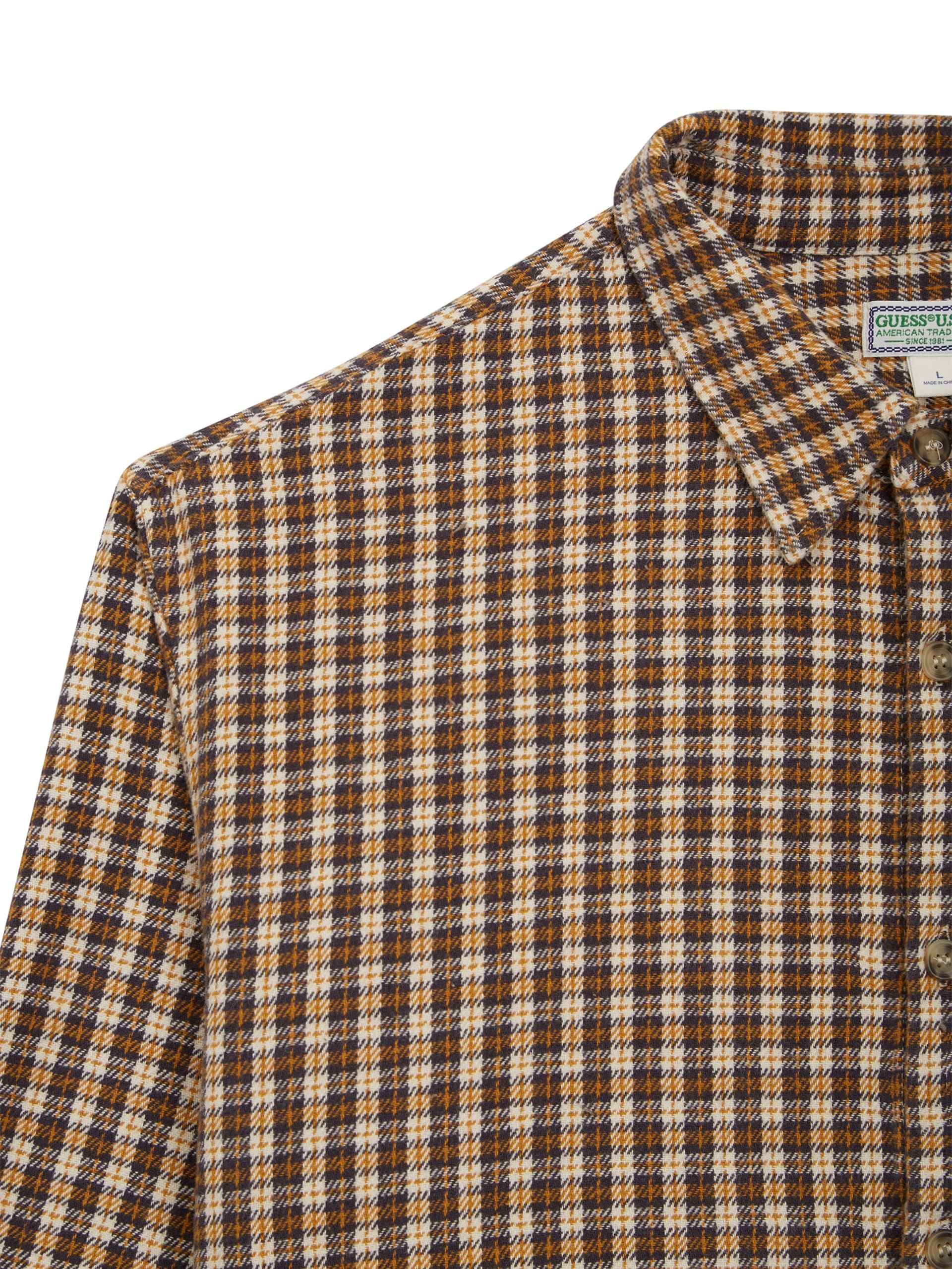 Camisa xadrez de botões