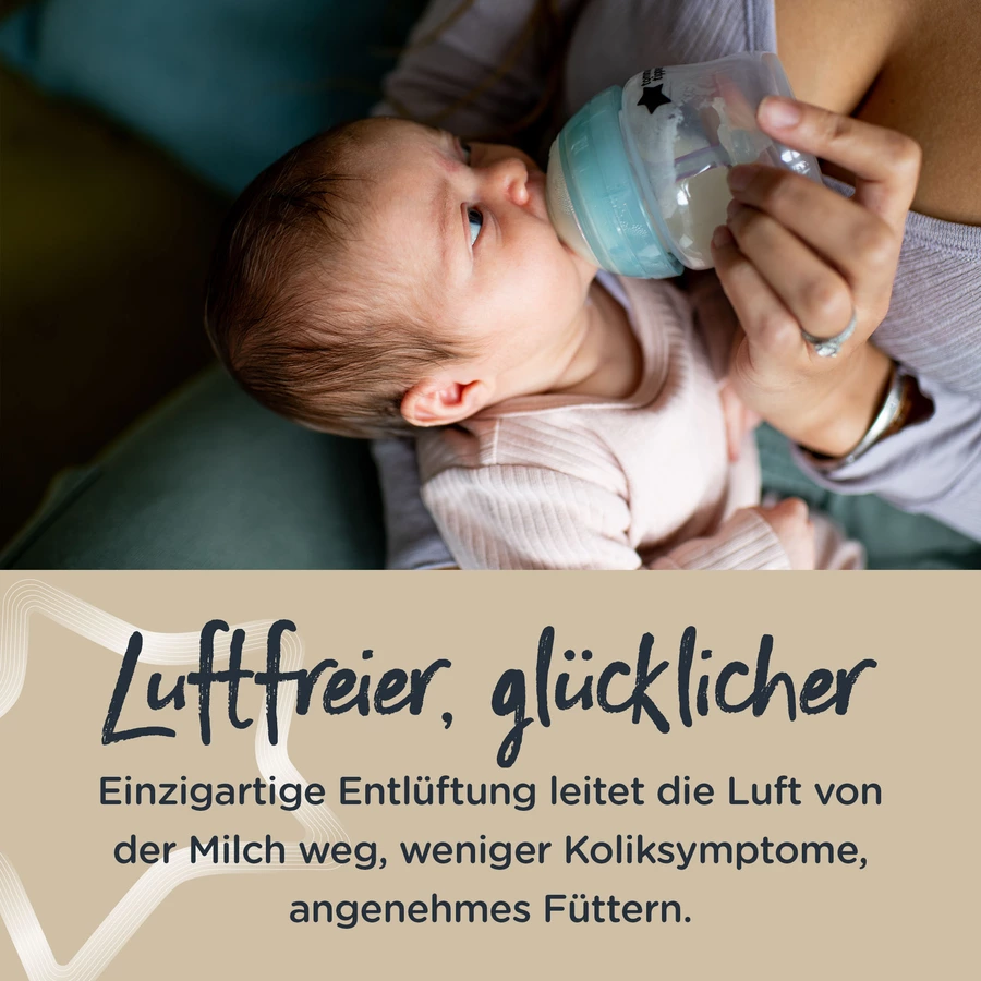 Tommee Tippee Starterset Advanced Anti-Kolik, transparent