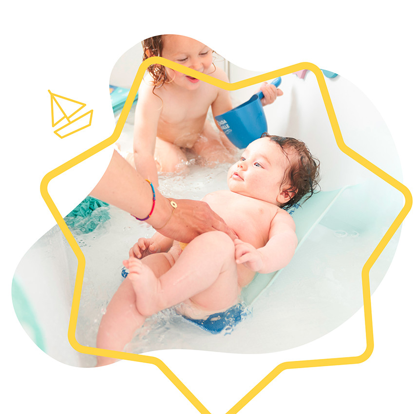 Transat de bain ergonomique - Bleu