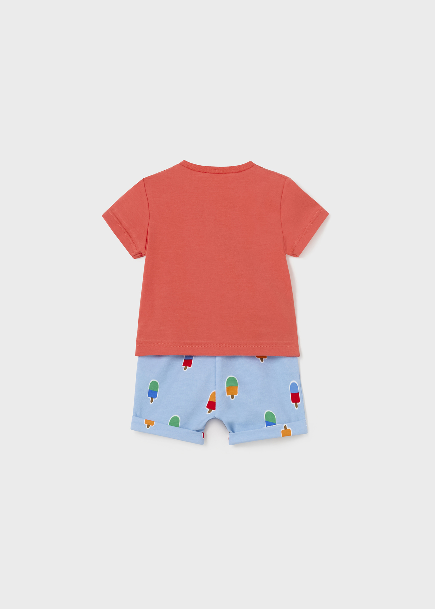 Conjunto Better Cotton de 2 peças, estampado, recém-nascido, branco