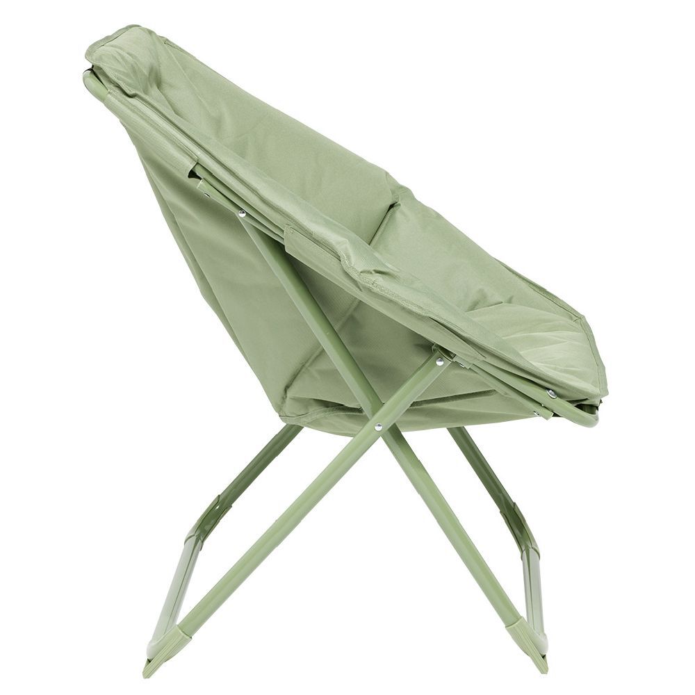 Loveuse pliante Curaçao vert uni L69xP85xH80cm