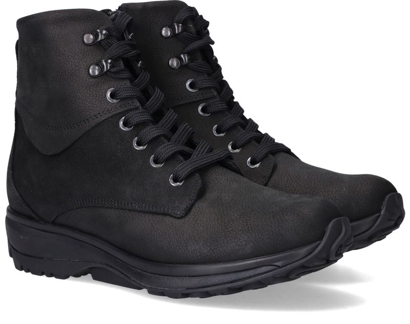 Xsensible Milton Stretchwalker Veterboots Zwart Dames