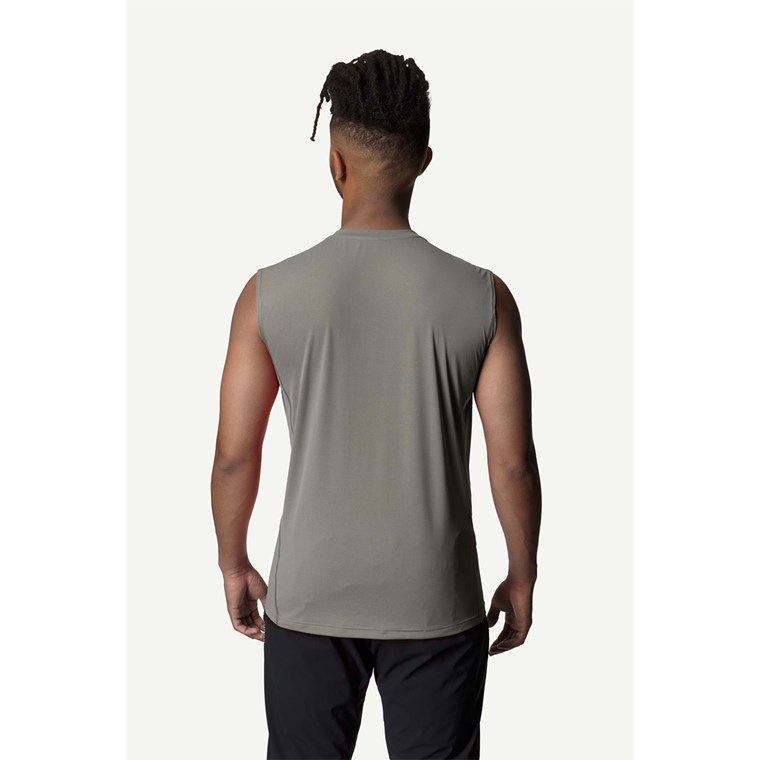 Houdini M's Pace Air Tank Geyser Grey