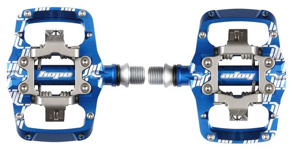 Paire de Pédales Automatiques Hope Union TC Clip Bleu