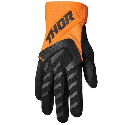 Gants cross Thor SPECTRUM ORANGE BLACK ENFANT - Orange