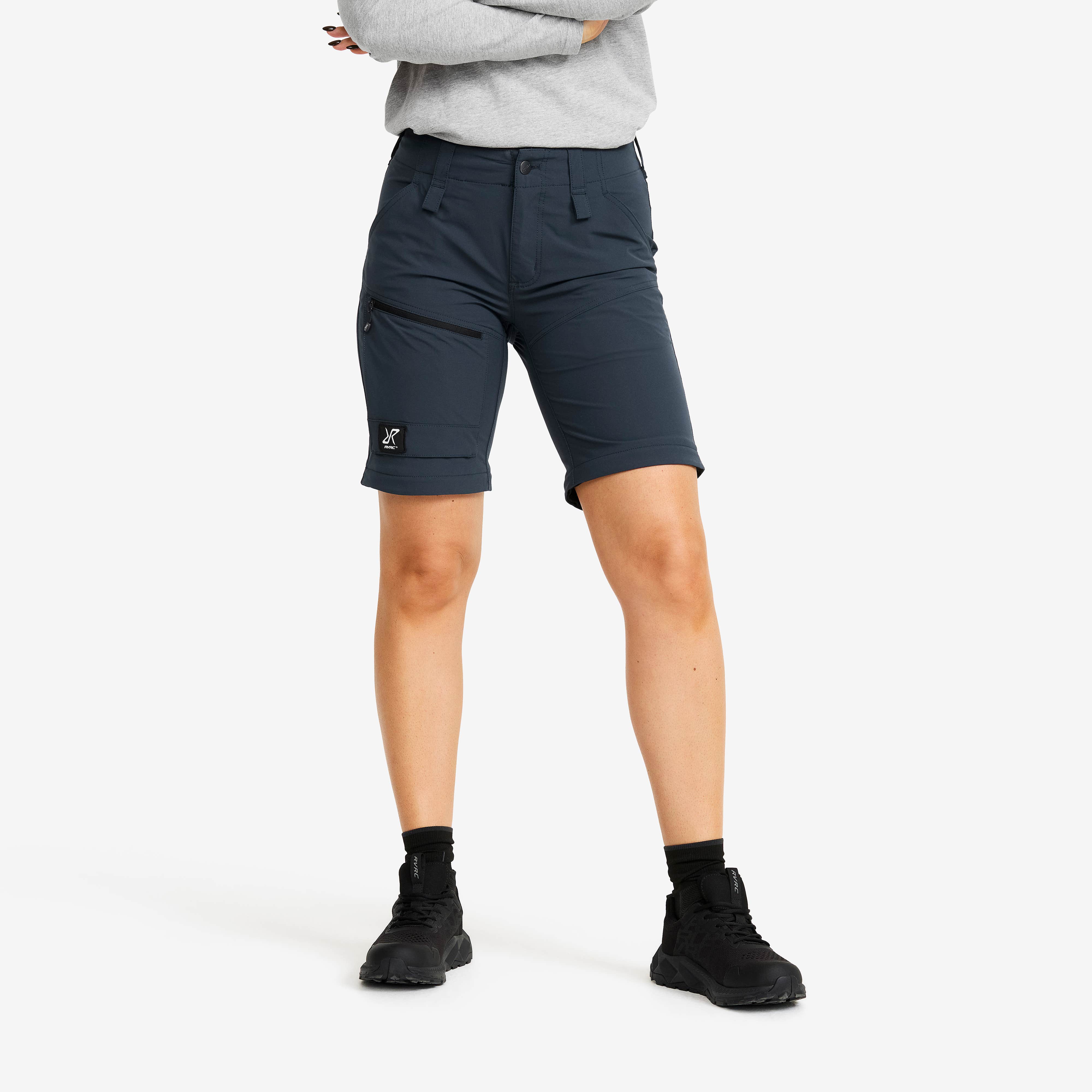 Range Pro Stretch Zip-off Pants Dame Blueberry/Black
