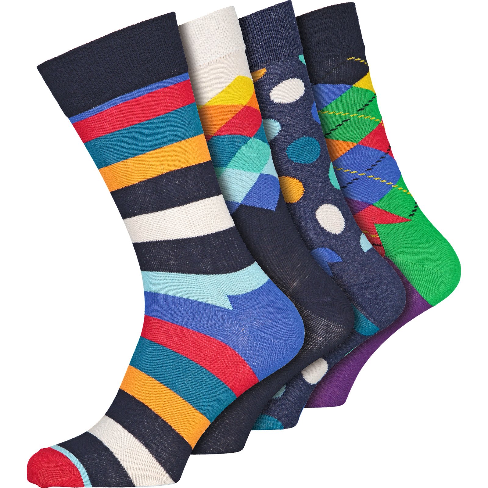 Happy Socks Damen-Socken, 4 Paar multicolor