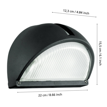Eglo buitenlamp Onja zwart