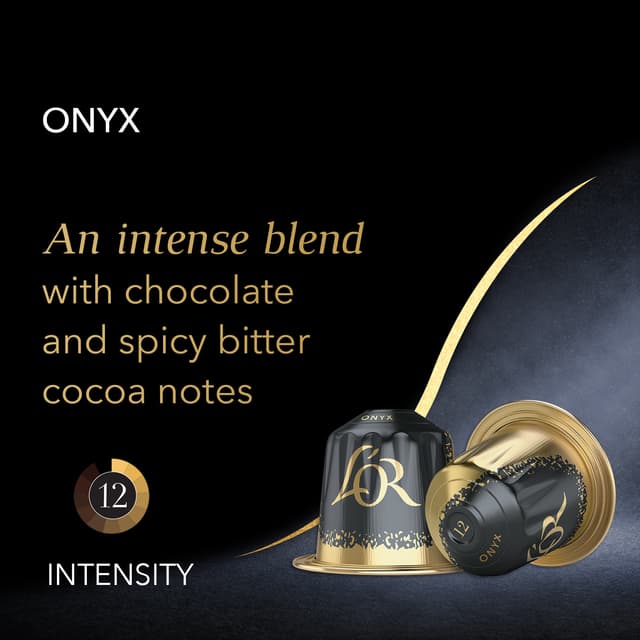 L'OR Espresso 12 Onyx kaffekapsler (10-stk)