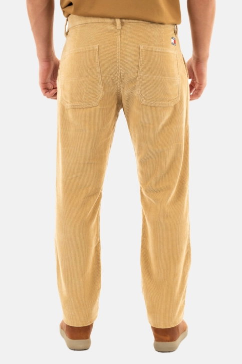 Pantalons tommy jeans ryan cord ab9 gentle gold