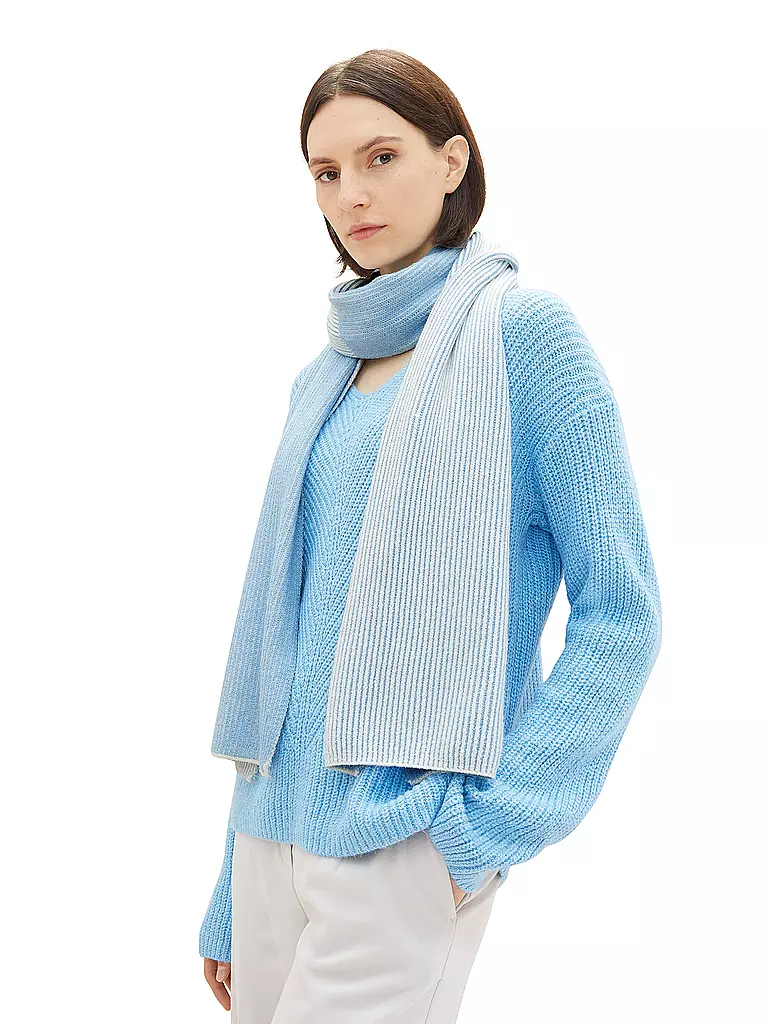 TOM TAILOR Schal hellblau