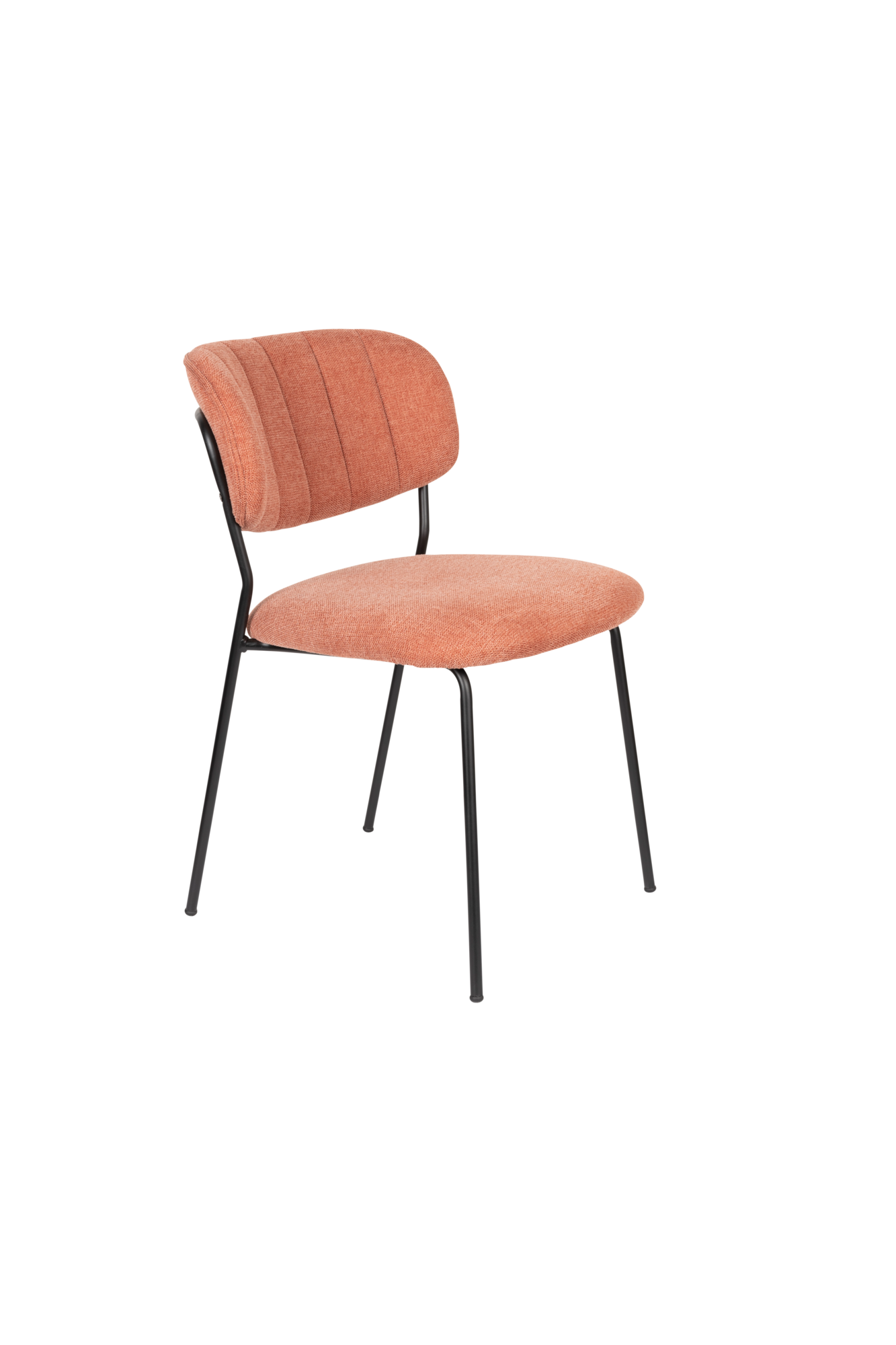 Housecraft living eetkamerstoel Jolien (set van 2) Housecraft living Jolien Eetkamerstoel Zwart/Roze (set van 2)