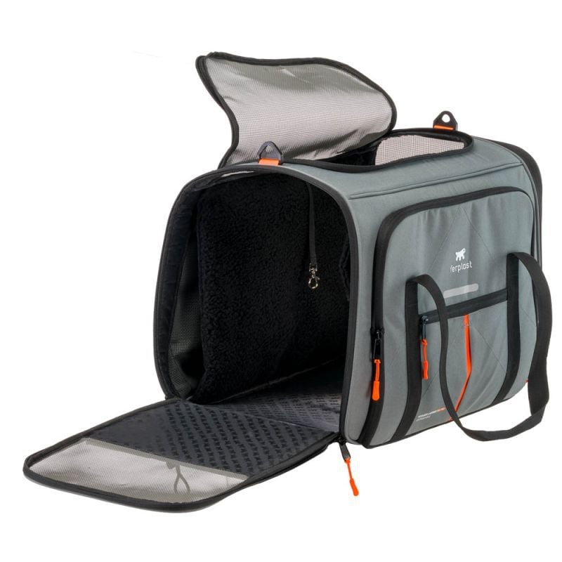 Ferplast Voyager Carrier Pro 350 - Draagtas - Grijs - 36x21 cm