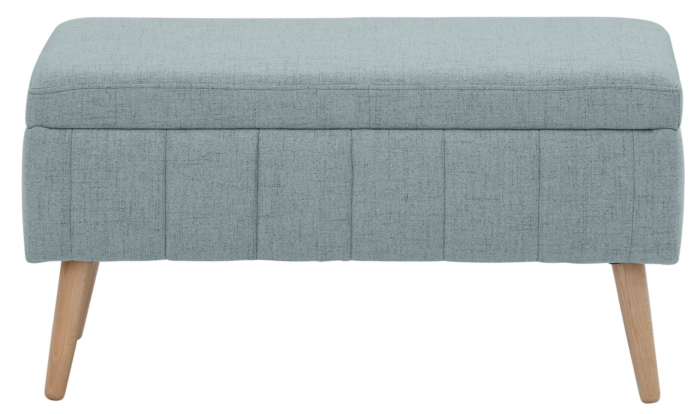 GOODproduct Truhenbank »AMIRA Sitzbank mit Stauraum, Masse B/T/H: 81/36/43 cm« mit Staufach, in 3 Bezugsqualitäten mit feiner Steppung