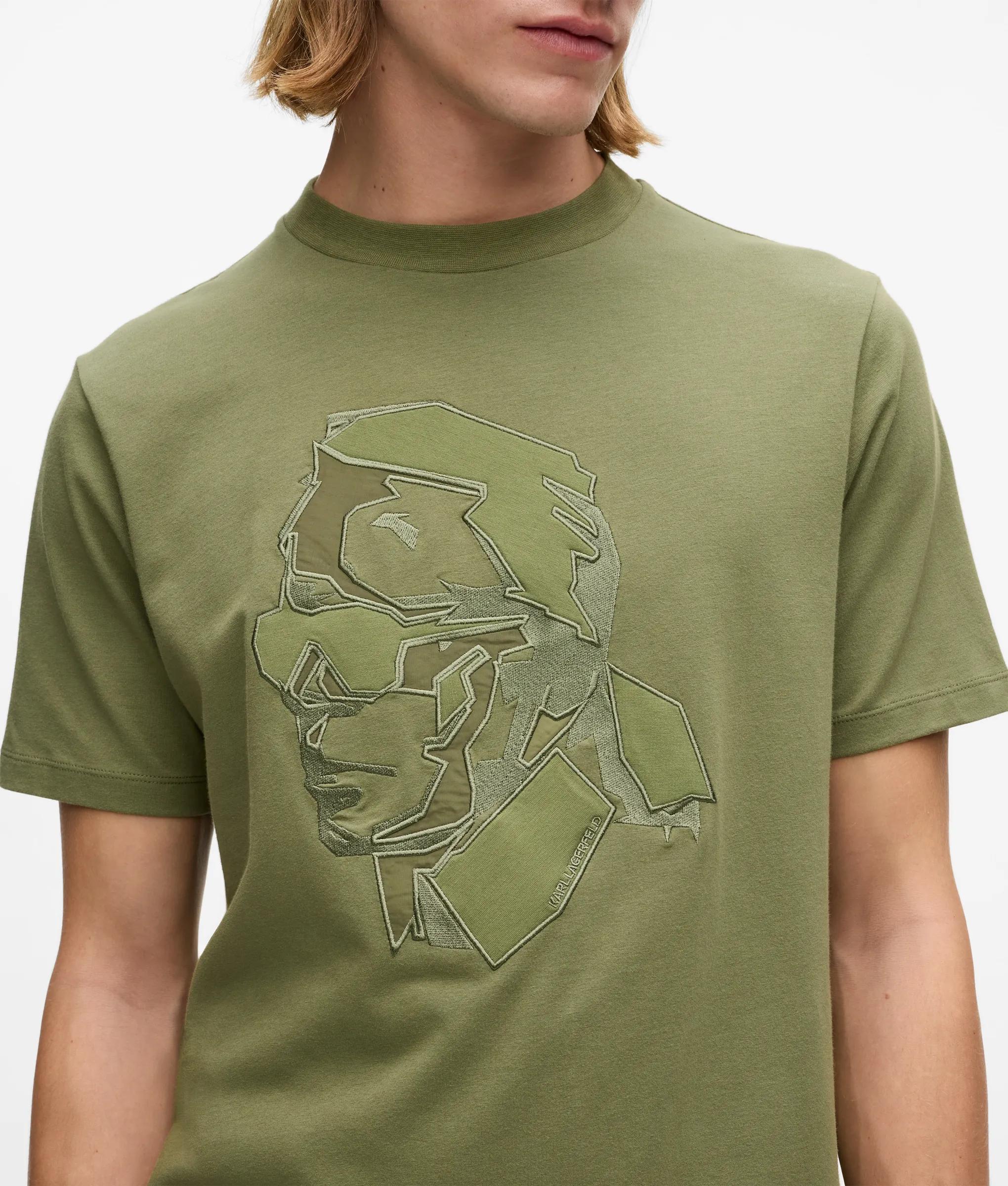 T-shirt met monochroom Karl-print