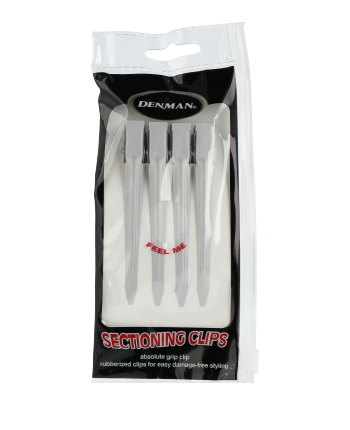 Denman Accessories Hair Clips Jumbo Silver 4-Stück
