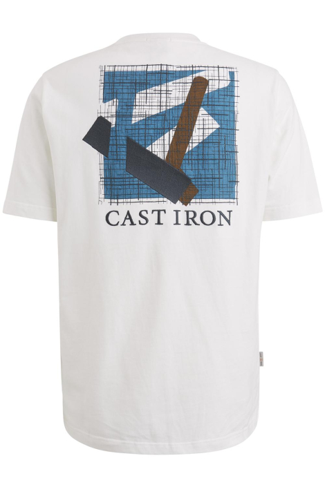 Cast Iron witte heren t-shirt
