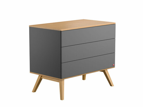 Commode NatureBaby Graphite/Bois - VOX