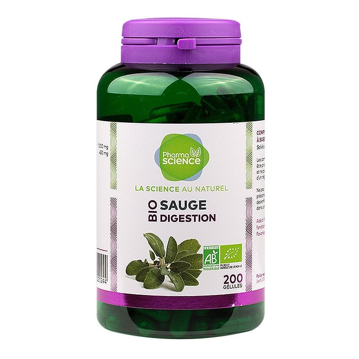 Sauge bio 200 gélules