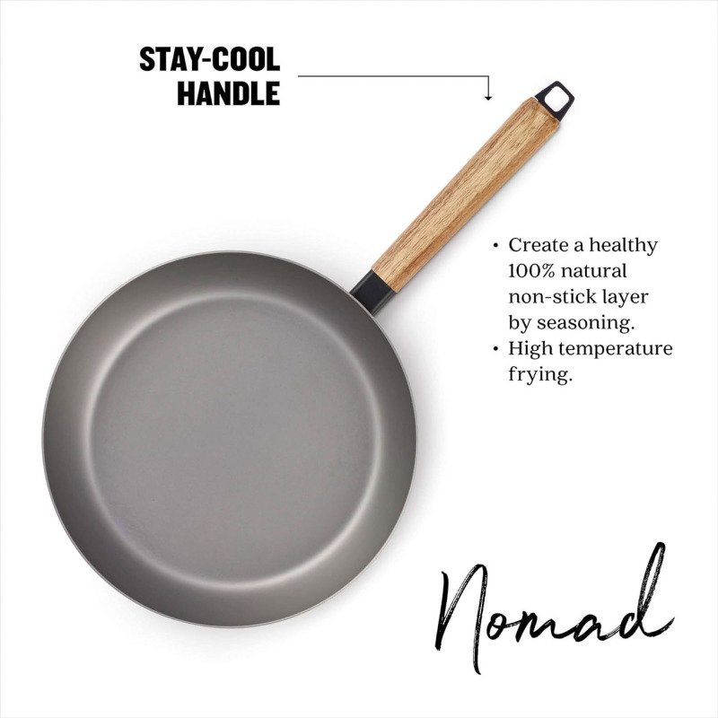 Poêle à frire en acier carbone Nomad
