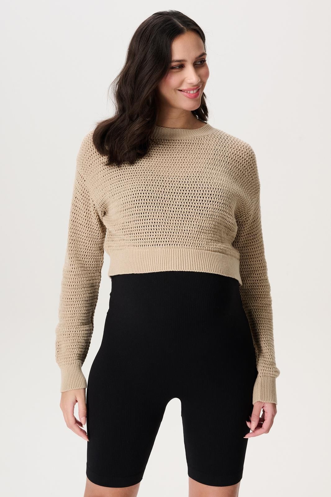 Noppies Maternity Jumper Pablo - White Pepper