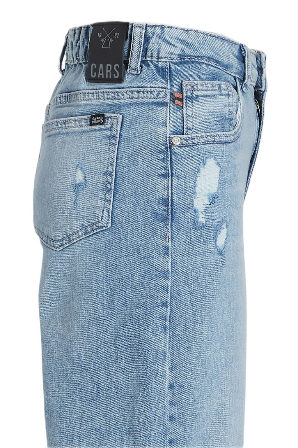 Cars wide leg jeans bleached damag
