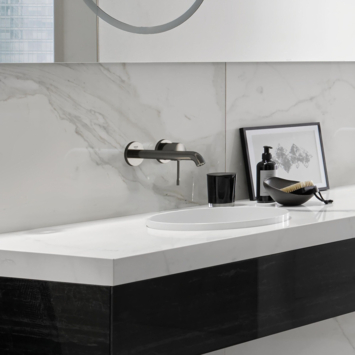 Grohe Colours  wastafel inbouwkraan Essence New M 2-gats grafiet