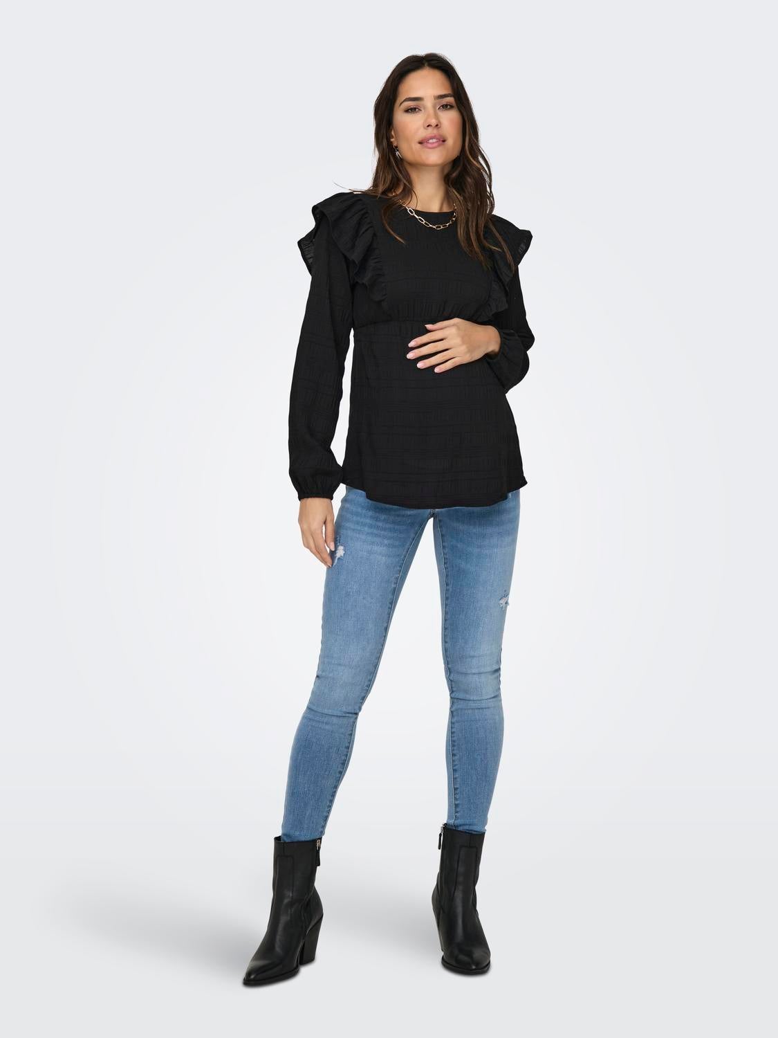 OLMDALLORA Top Black