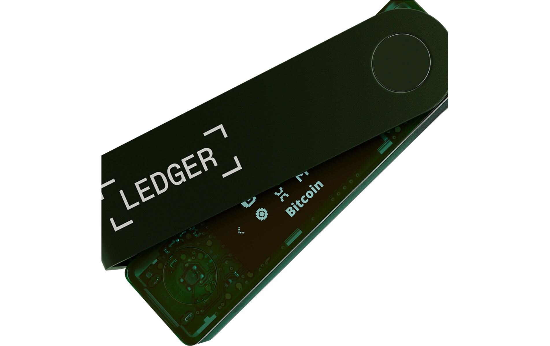 Nano X Emerald Green<br>Crypto-Hardware-Wallet mit Bluetooth zum Kaufen, Verwalten und Vermehren digitaler Vermögenswerte