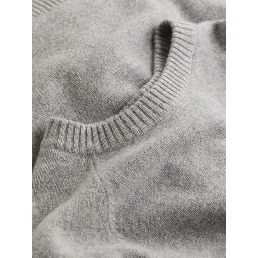 Calvin Klein Luxury Wool Sweater, Mid Grey Heather, M