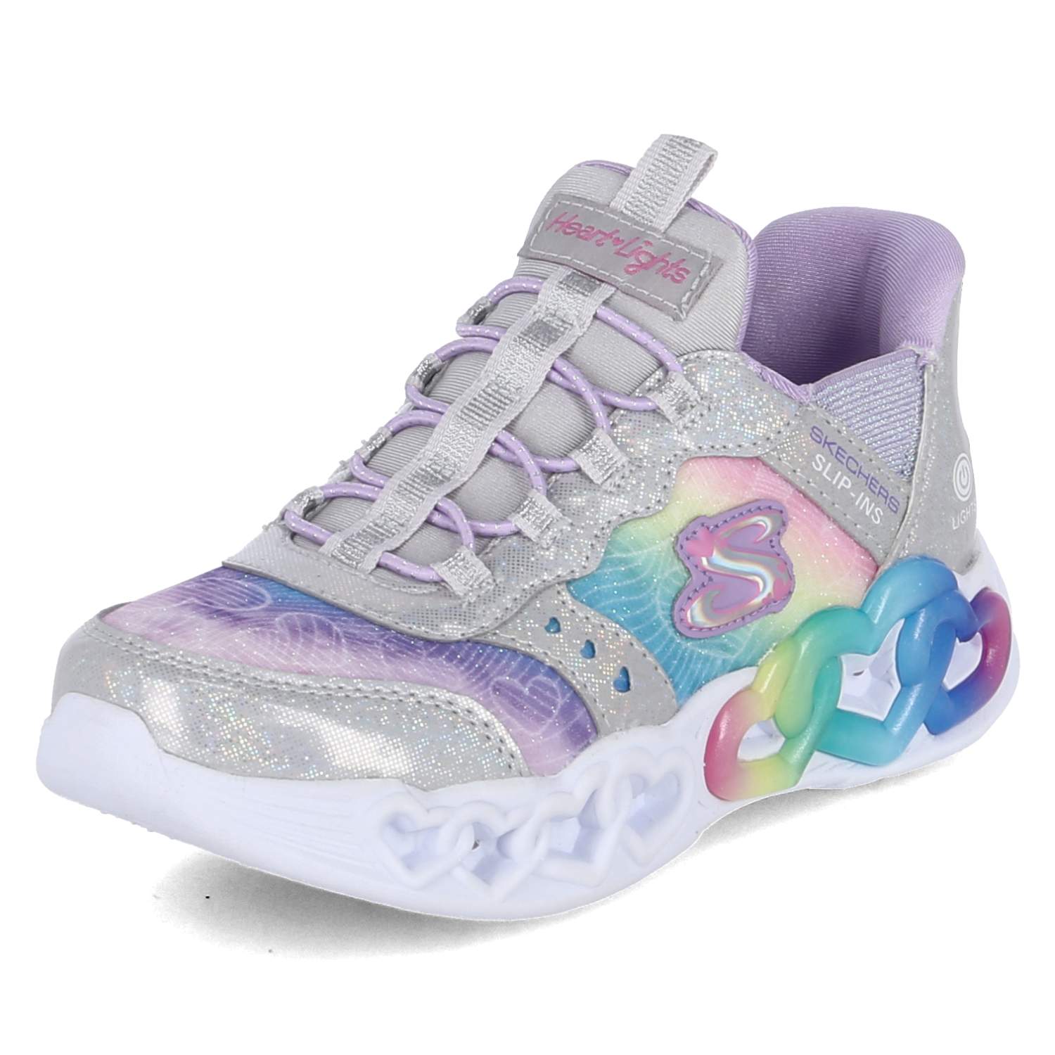 Skechers Slip-Ins-Sneaker ETERNAL SHIMMER - silber-multi