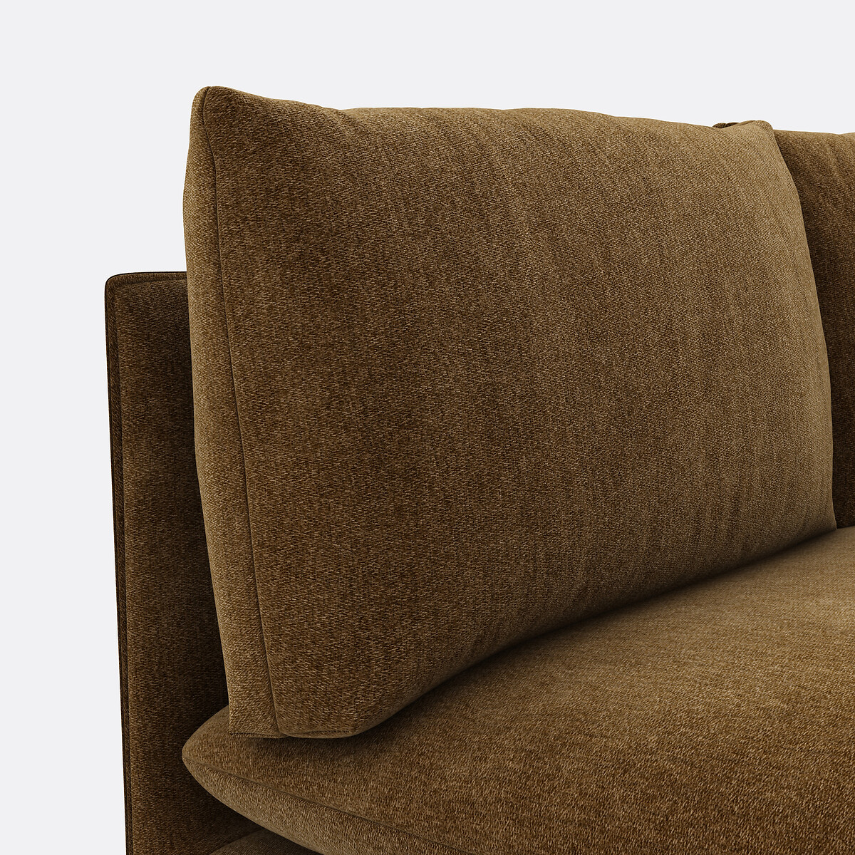 LA REDOUTE INTERIEURS<br>Sofá modular de 2 lugares. poliéster manchado, Malo