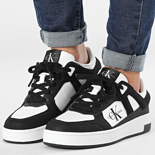Baskets Femme Cupsole Low Mix 1301 Black Bright White