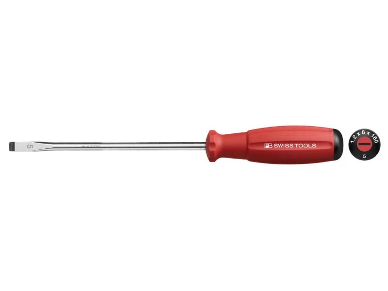 PB Swiss Tools Schraubenzieher SwissGrip 8100-5 Schlitz Schraubenzieher PB 8100