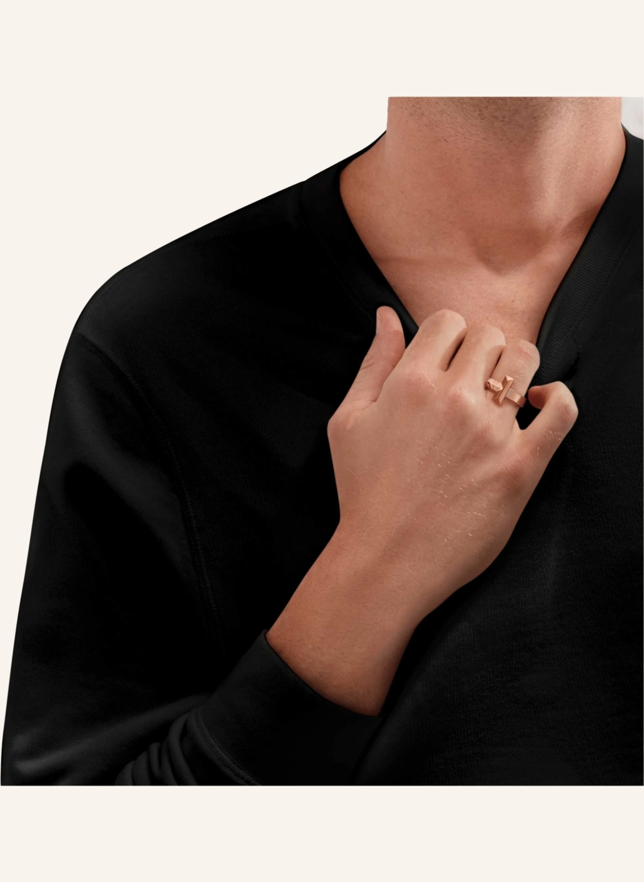 TIFFANY & Co. Tiffany T T One RING aus 18 Karat Roségold