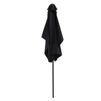 Handson balkonparasol zwart 1,5 x 2,5 m