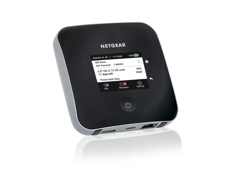 NETGEAR Nighthawk M2 Mobile Router - Mobilt hotspot - 4G LTE Advanced - 1 Gbps - 1GbE, Wi-Fi 5