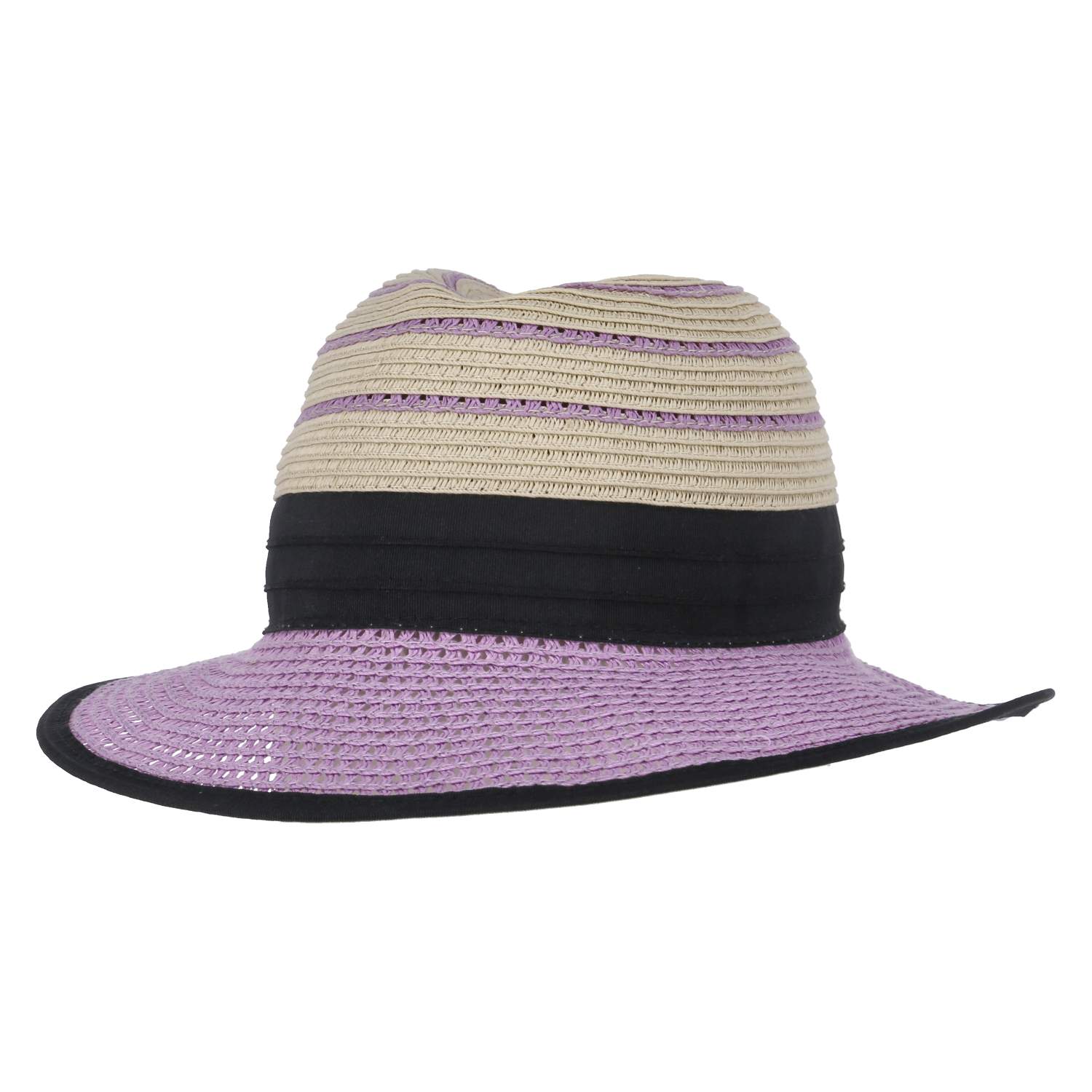 Seeberger Fedora - leinen/amethyst
