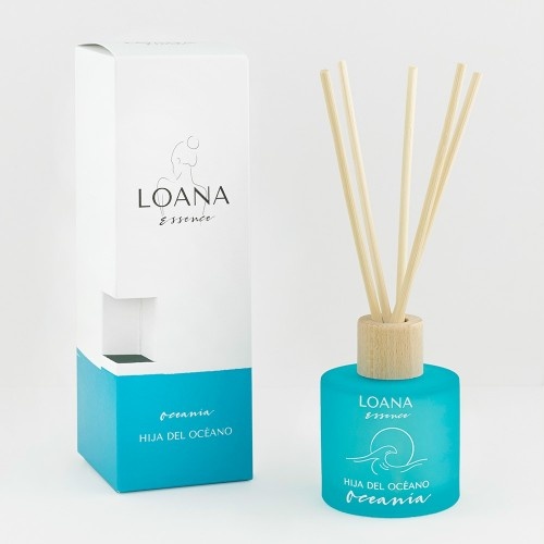 O difusor de varetas Loana Essence absorve odores de animais de estimação e possui aroma de lavanda.
