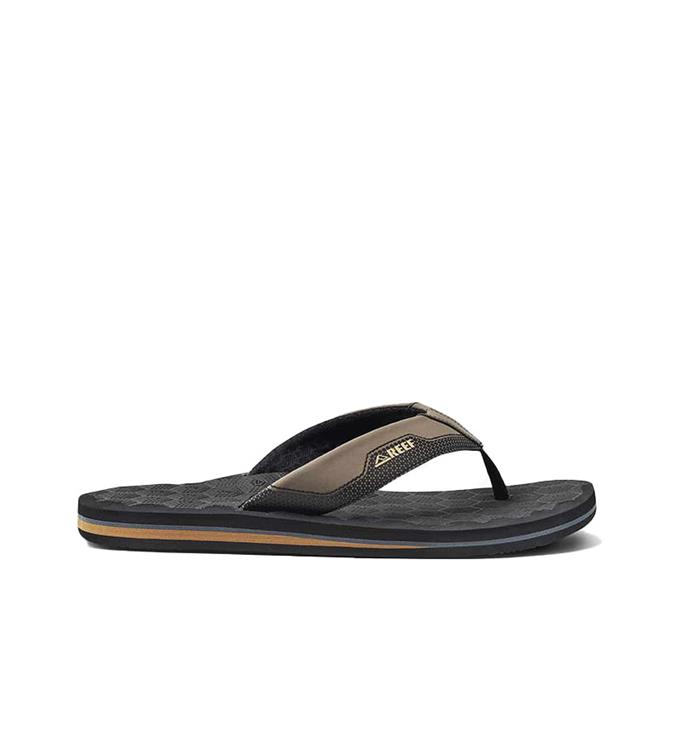 Reef Men The Ripper Black/Tan Teenslippers