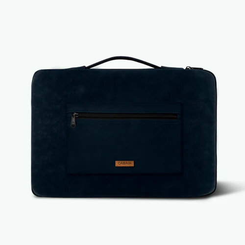 Housse ordinateur QCA 13\/14 pouces bleu marine
