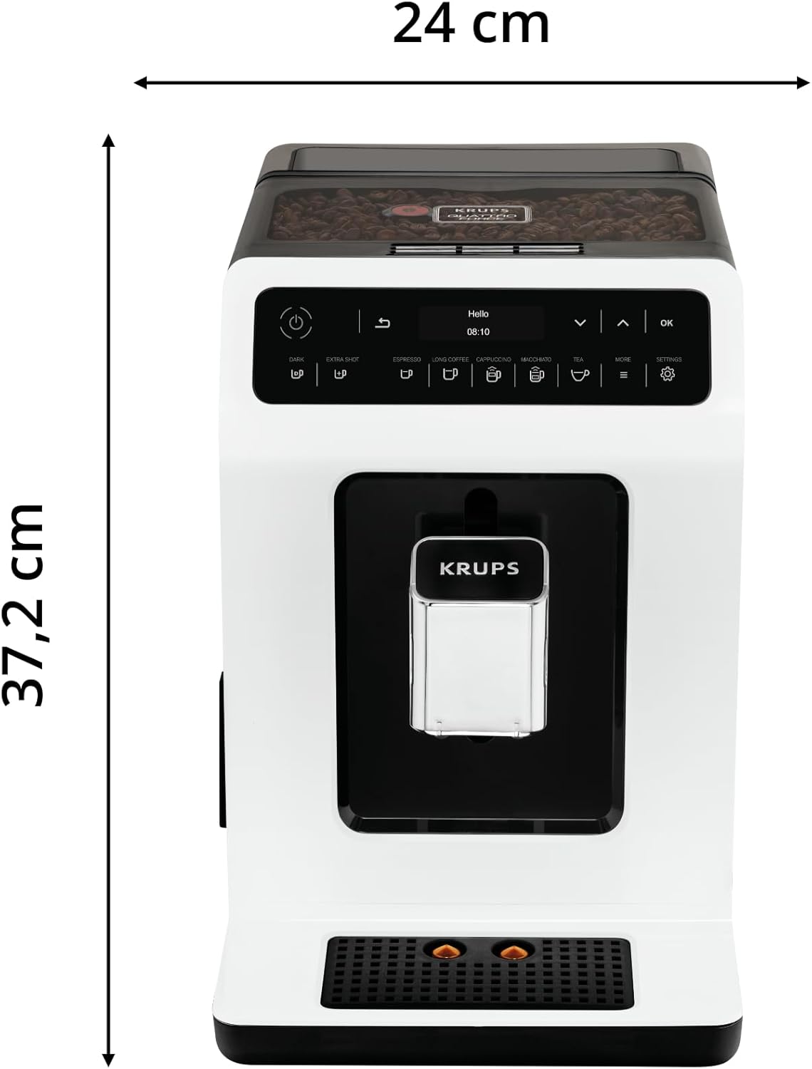 KRUPS Evidence Espresso-Vollautomat - One-Touch Cappuccino